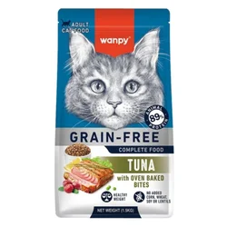 Wanpy Suva hrana za mačke Grain Free, Tuna, 1,5kg