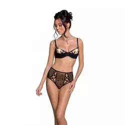 Ženski sexy erotski veš bikini Lovelia, Crni