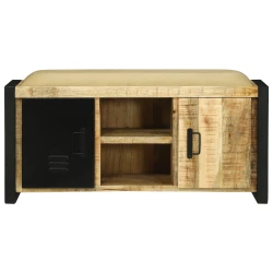 Klupa kabinet Smeđa 100 x 35 x 50 cm Čvrsto drvo manga