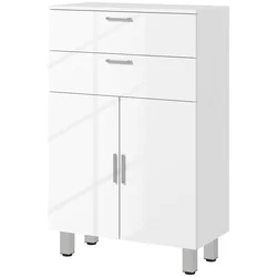 Homestar Kopalniška omarica 60x30x93 cm Bela