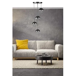 Conceptum Hypnose Luster Küre, 70 cm, E27 , Tamnosivi