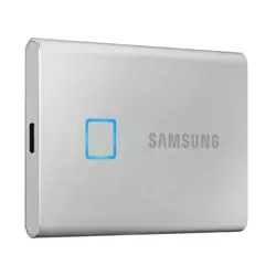 Samsung T7 Touch 500GB vanjski SSD, srebrna