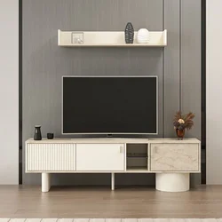 Hanah Home TV komoda Valento 20673, 180 cm, Moonstone / travertin