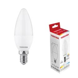 LED E-14 7W C37 4000K TOSHIBA