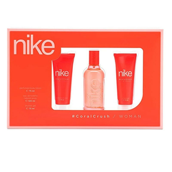 NIKE PERFUMES Set Ženska toaletna voda Coral Crush 100 ml + gel za tuširanje 75 ml + balzam posle brijanja 75 ml