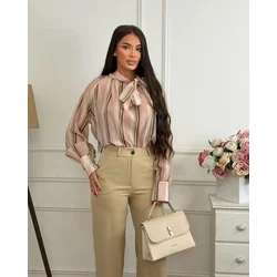Squareonline Ženska košulja Soft Lines Pink, Roze
