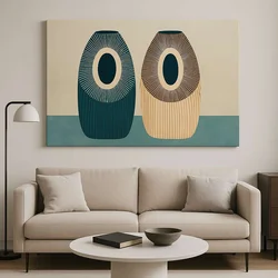 Wallity Dekorativna slika na platnu, 50x70cm, Šarena
