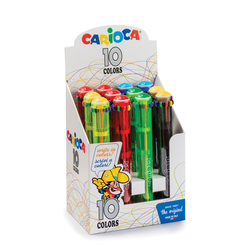 Carioca Kemični svinčnik 10 barvni 42761