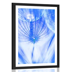 Plakat s paspartujem regratova lučka v modri varianti - 40x60 no frame