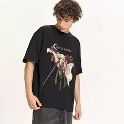 Cropp - Crna majica s printom Castlevania - CRNO