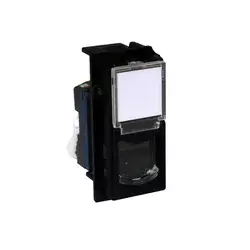 LNOW MREŽNA UTIČNICA 1×RJ45 1M CRNA