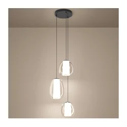 Eglo 390458 - LED prigušiva luster MENORCA LED/7W/230V + 2xLED/5,5W+3xLED/1,6W hrom
