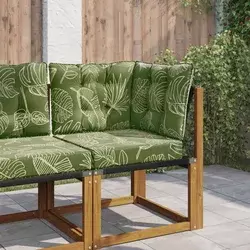 Jastuk za vanjsku sofU 3 pcs Dizajn lista Poliester