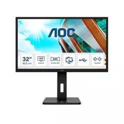 AOC LCD 32 Wide, 16:9, DP, QHD, IPS WLED, 2560x1440, 16:9, 75 Hz