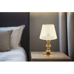 Opviq Stona lampa 301 Hazeran, 60 W, 45 cm, Krem