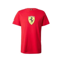 PUMA Majica Ferrari rumena/rdeča/črna