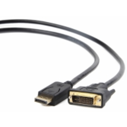 Gembird Muški DVI na muški DP adapter kabl 1.8m (CC-DPM-DVIM-6)