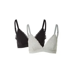 Calvin Klein Underwear Nedrček siva / črna