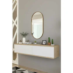 Hanah Home komoda Didema, 120 cm, hrast Sapphire / bela
