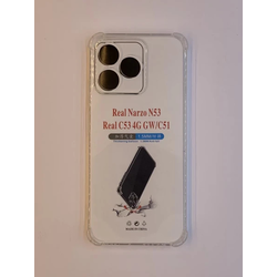 Realme C51/C53 transparent maska sa ojačanim ivicama ( 96251 )