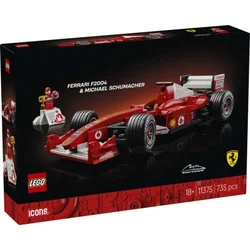 LEGO Icons Ferrari F2004 i Michael Schumacher 11375, Uzrast 18+