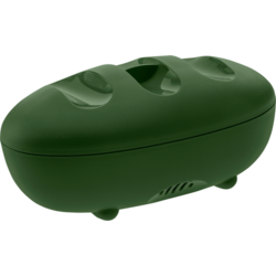 Koziol MANNA Bread Bin with Air Vent Thermoplastic Dishwasher Safe BPA Free Forest Green 3041525