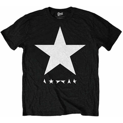 David Bowie Majica Blackstar (White Star on Black) Unisex Black S