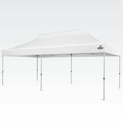 Paviljon za zabave 3x6m - brez 3 sten - Bela