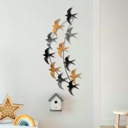 Wallity Zidna dekoracija Flight 3, 50 x 100 x 5 cm, Šarena