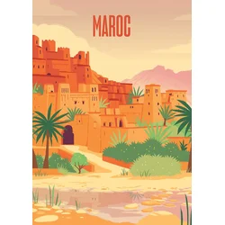 Hachette - Puzzle Pobegnite iz Maroka - 500 kosov