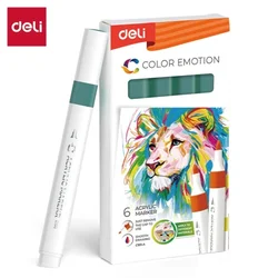 Marker akrilni DELI Pastelno Zeleni