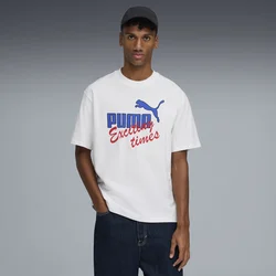 PUMA House of Graphics Casual Tee Men, Clothing, White, S