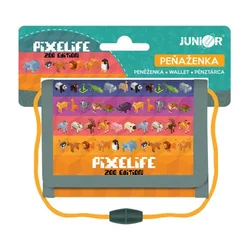 Otroška tekstilna denarnica JUNIOR S8 - Pixelife Zoo Edition