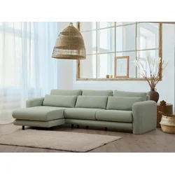 Atelier del Sofa Ugaona garnitura Lily 97x73x290cm Zelena