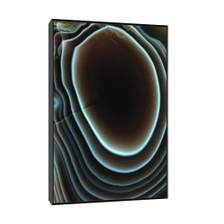 Canvas Slika na platnu Ahat Bocvana – Afrika, Sa ramom, 50 x 75 cm, Crni
