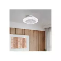 Eglo 35145 - LED prigušiva plafonski ventilator MALINSKA 3xLED/12,6W/230V prečnik 55 cm bela + daljinski upravljač