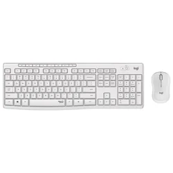 TIPKOVNICA PLUS MIŠ BEŽIČNI MK295 LOGITECH bela