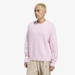 Pulover adidas Trefoil Essentials Fully Knit Sweater Clear Pink M