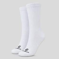 GymBeam Funkcionalne čarape Crew White