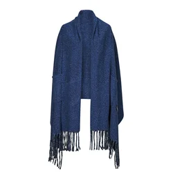 Desigual  SCARF COLORED POCKETS  Modra