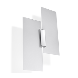 Sollux SL.0197 - Zidna svetiljka FABIANO 2xE27/15W/230V bela/hrom