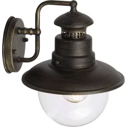 Brilliant - Spoljašnja zidna lampa ARTU 1xE27/60W/230V IP44 patina/zlatna