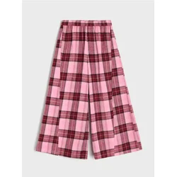 Sinsay - Wide leg pantalone na kockice - šareno