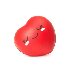 Igrača LEGAMI - antistresna figura Heart, rdeča