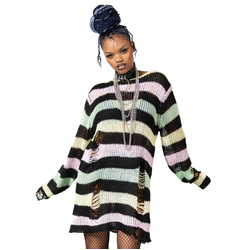 Pulover moška - Liqorice Knit - KILLSTAR - KSRA006205