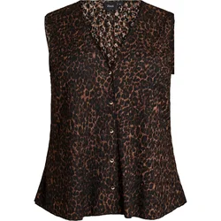 Zizzi Top Vtalia rjava/temno rjava