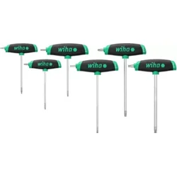 Wiha 45622 TORX ključevi sa T-ručkom, 6 komada, 100-150mm ( W 45622 )
