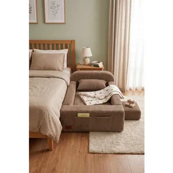 Atelier Del Sofa Luvia dečiji ležaj od sunđera 118 × 30 × 178 cm, mink