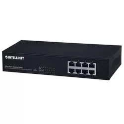 Switch Ethernet 8x10/10 0 Mb/s RJ45 PoE/PoE+ Ampak