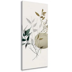 Slika rastline v boho dizajnu - 30x90